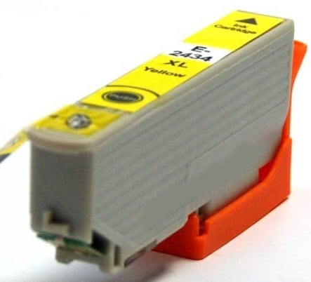 Original Epson 24 Yellow Ink Cartridge (T2424)